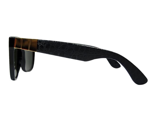 SUPER SUNGLASS(921:FLAT TOP:CROCODILE BLACK LEATHER) | Brand,S-Z