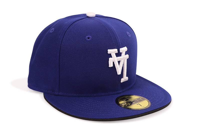 NEW ERA LOS ANGELES DODGERS UPSIDE DOWN 59FIFTY FITTED CAP (DARK ROYAL) 14388823