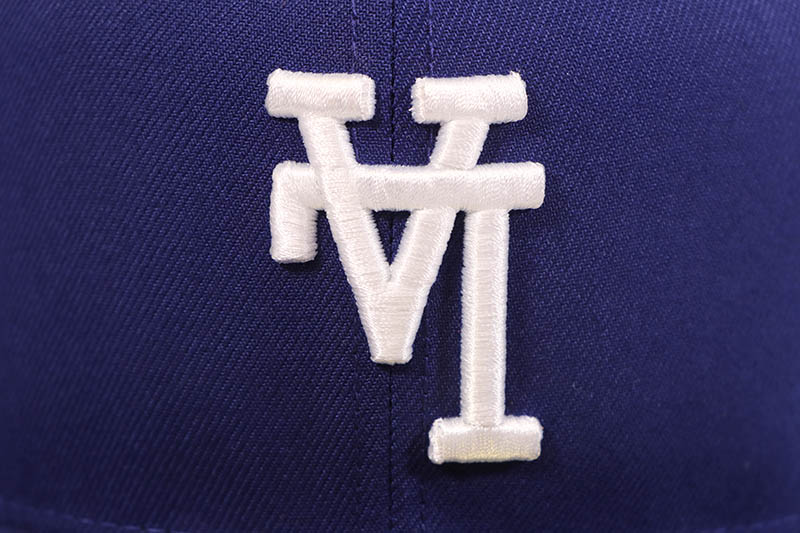 NEW ERA LOS ANGELES DODGERS UPSIDE DOWN 59FIFTY FITTED CAP (DARK ROYAL) 14388823