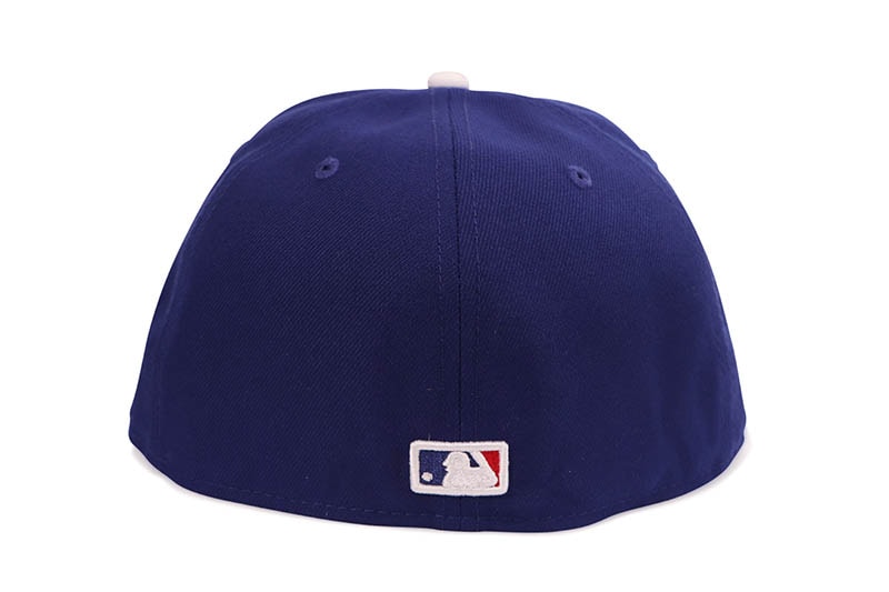 NEW ERA LOS ANGELES DODGERS UPSIDE DOWN 59FIFTY FITTED CAP (DARK ROYAL) 14388823