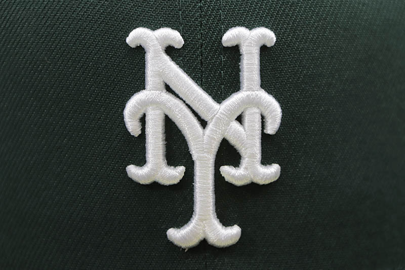 NEW ERA NEW YORK METS DARK GREEN COLLECTION 59FIFTY FITTED CAP (GREY UNDER VISOR/DARK GREEN) 13334180