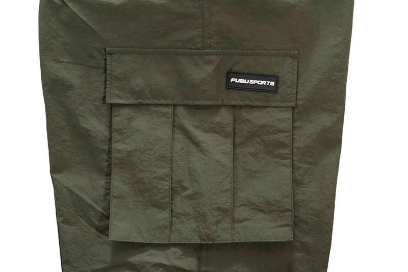 FUBU NYLON EASY CARGO PANTS (FAM-42502:KHAKI)