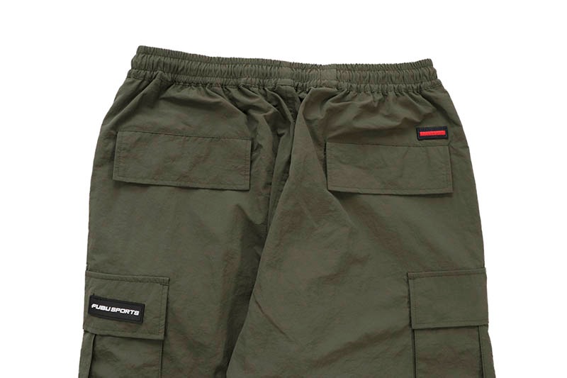 FUBU NYLON EASY CARGO PANTS (FAM-42502:KHAKI)