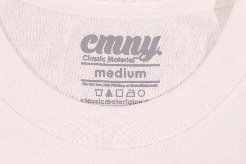 CLASSIC MATERIAL NY STREET BEAT RECORDS T-SHIRTS (WHITE)
