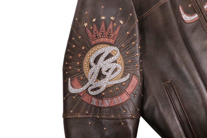 Pelle Pelle 47TH ANNIVERSARY JACKET (325-37533-BBG:BROWN ABRASION/BROWN METALLIC/GOLD METALLIC/SILVER METALLIC)