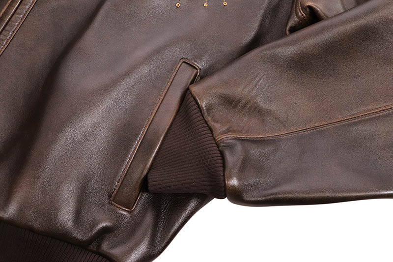 Pelle Pelle 47TH ANNIVERSARY JACKET (325-37533-BBG:BROWN ABRASION/BROWN METALLIC/GOLD METALLIC/SILVER METALLIC)