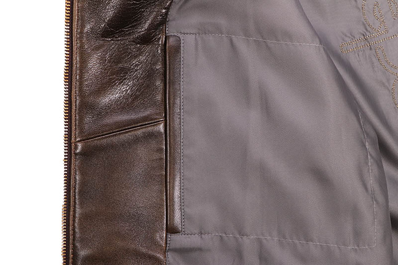 Pelle Pelle 47TH ANNIVERSARY JACKET (325-37533-BBG:BROWN ABRASION/BROWN METALLIC/GOLD METALLIC/SILVER METALLIC)