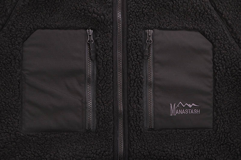 MANASTASH MOUNTAIN GORILLA FLEECE JACKET (792-5252002-010:BLACK)
