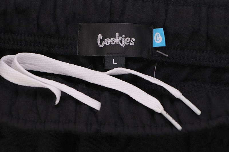 COOKIES ORIGINAL MINT OUTLINE SWEATPANTS (BLACK/WHITE) CM253BPP01