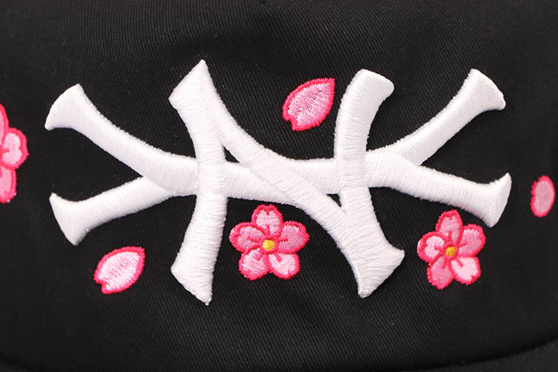 oMA STUDIOS NY CHERRY BLOSSOM HAT (BLACK)