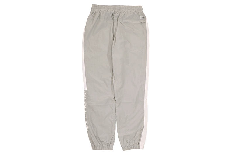 PRO CLUB FULL COURT WINDBREAKER PANTS (GRAY/SNOW WHITE) 03PC0503