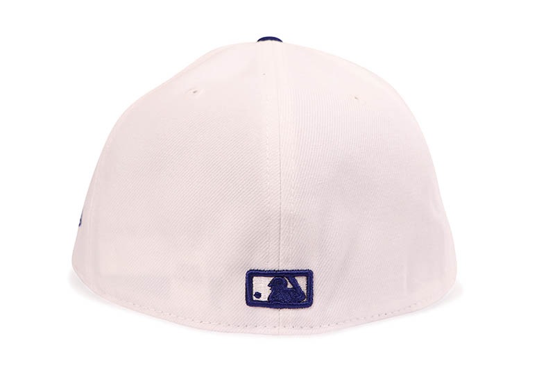 NEW ERA LOS ANGELES DODGERS UPSIDE DOWN 59FIFTY FITTED CAP (WHITE) 14388822