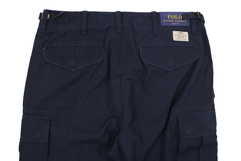 POLO RALPH LAUREN SLIM FIT CARGO PANT (710864896001:AVIATOR NAVY)