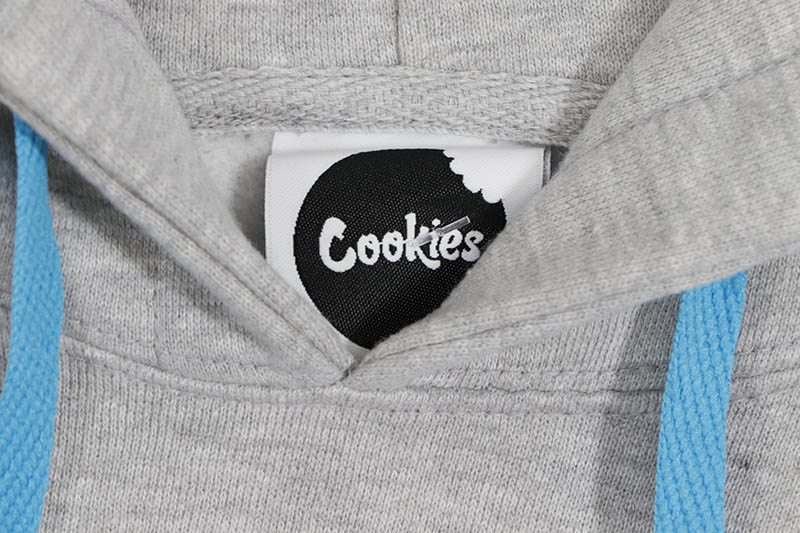 COOKIES ORIGINAL LOGO HOODIE (HEATHER GREY/COOKIES BLUE) 1564H6664 