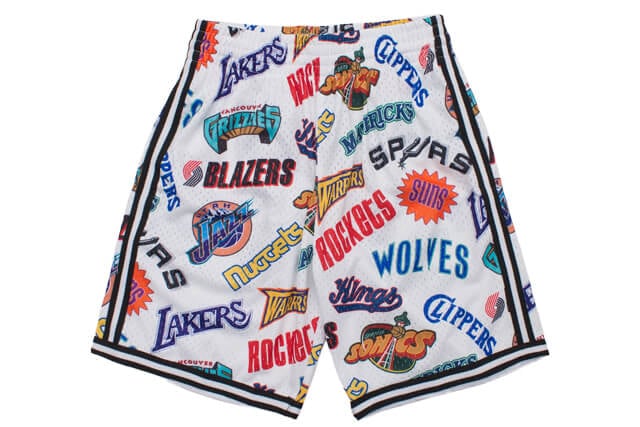 MITCHELL&NESS ALL OVER SWINGMAN MESH SHORTS(ALL-STAR WEST/WHITE)