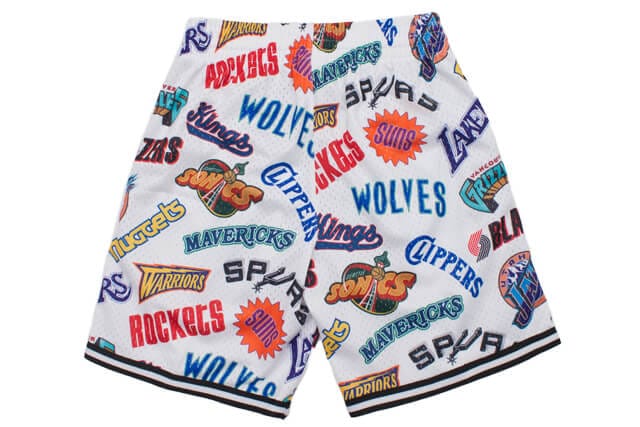 MITCHELL&NESS ALL OVER SWINGMAN MESH SHORTS(ALL-STAR WEST/WHITE)