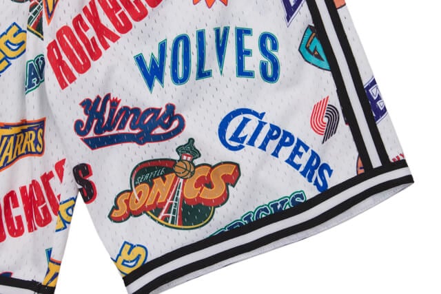 MITCHELL&NESS ALL OVER SWINGMAN MESH SHORTS(ALL-STAR WEST/WHITE)