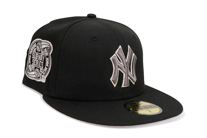 NEW ERA NEW YORK YANKEES 59FIFTY FITTED CAP (2000 SUBWAY SERIES SIDE PATCH/GREY UNDER VISOR/BLACK)