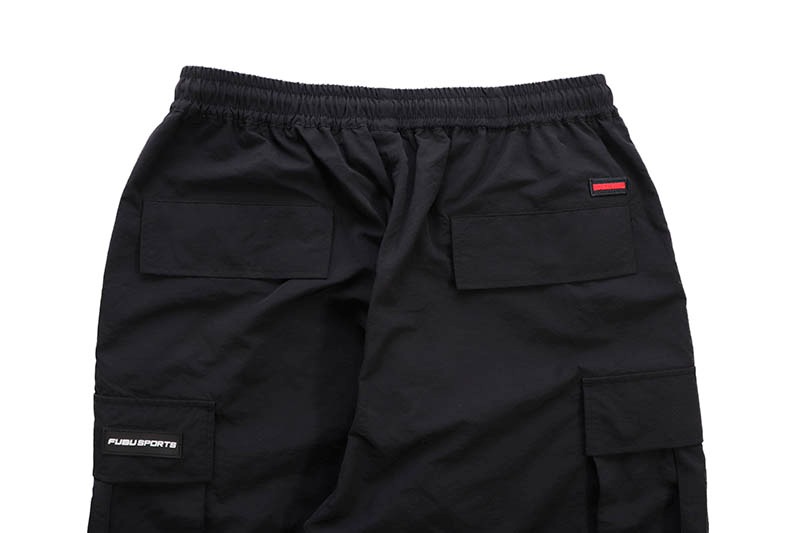 FUBU NYLON EASY CARGO PANTS (FAM-42502:BLACK)