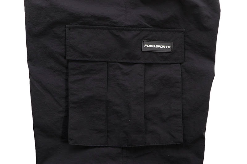 FUBU NYLON EASY CARGO PANTS (FAM-42502:BLACK)