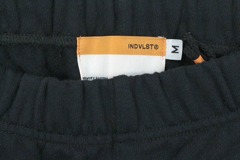 INDIVIDUALIST SKETCHED TEST BAR FLEECE PANT (BLACK)