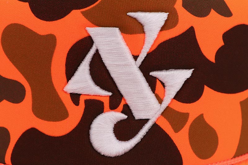 CLASSIC MATERIAL NY NY ALL DAY TRUCKER (NEON ORANGE CAMO)