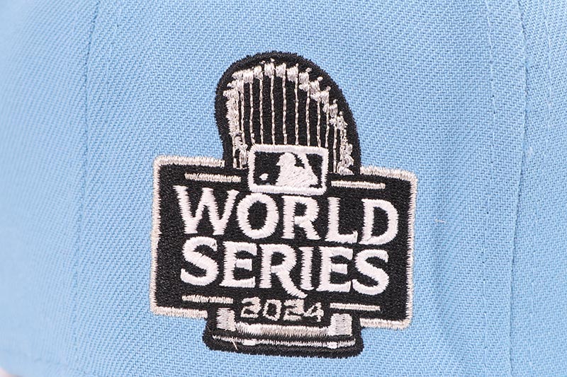 NEW ERA NEW YORK YANKEES 9FIFTY SNAPBACK CAP (2024 WORLD SERIES SIDE PATCH/GREY UNDER VISOR/BLUE JEWEL)