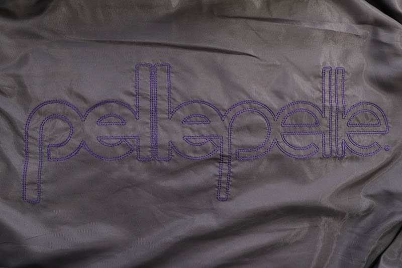 Pelle Pelle WORLD FAMOUS JACKET (325-37520-BGP:BLACK/WHITE/PURPLE/GOLD FOIL)