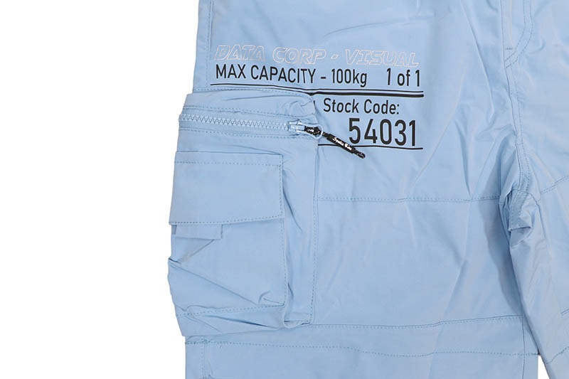SMOKE RISE LOUNGE UTILITY CARGO SHORTS (WS25283:ALASKAN BLUE)
