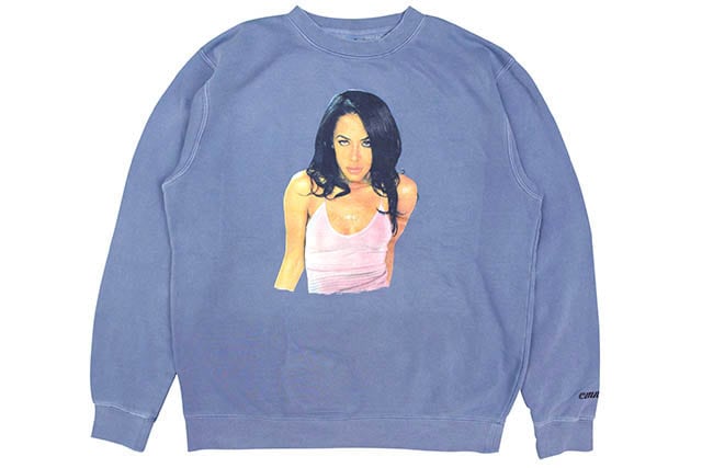 CLASSIC MATERIAL NY "AALIYAH" CREW SWEAT(PIGMENT SLATE BLUE)