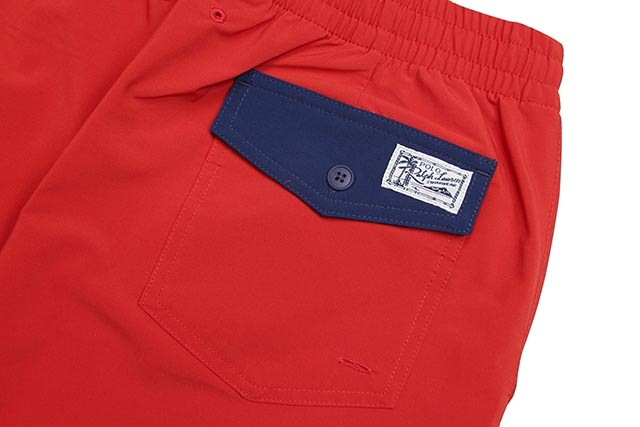 POLO RALPH LAUREN 6-INCH PREPSTER TRUNK (710743949001:RED)