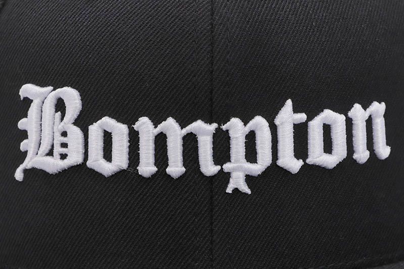 4HUNNID BOMPTON HAT (BLACK) | Brand,0-9,4HUNNID | GROWAROUND 