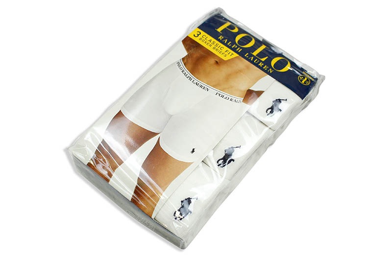 POLO RALPH LAUREN WICKING BOXER BRIEF 3-PACK (RCBBP3/WHD)
