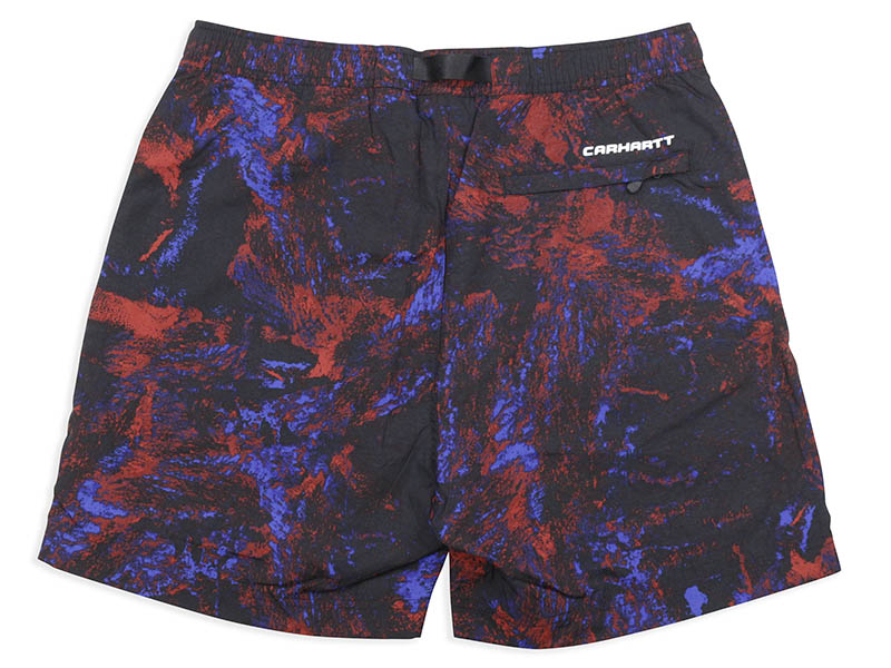 Carhartt WIP TERRA SHORT (I028755.0BV:SATELLITE PRINT, BLACK / REFLECTIVE)