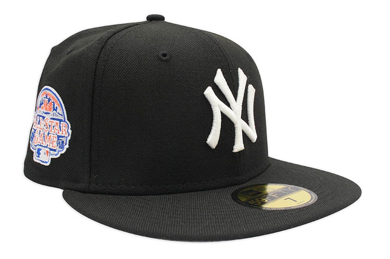 NEW ERA NEW YORK YANKEES 59FIFTY FITTED CAP (2013 ALL-STAR GAME SIDE PATCH/GREY UNDER VISOR/BLACK)