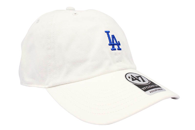 '47 LOS ANGELES DODGERS '47 BASE RUNNER CLEAN UP CAP (WHITE)