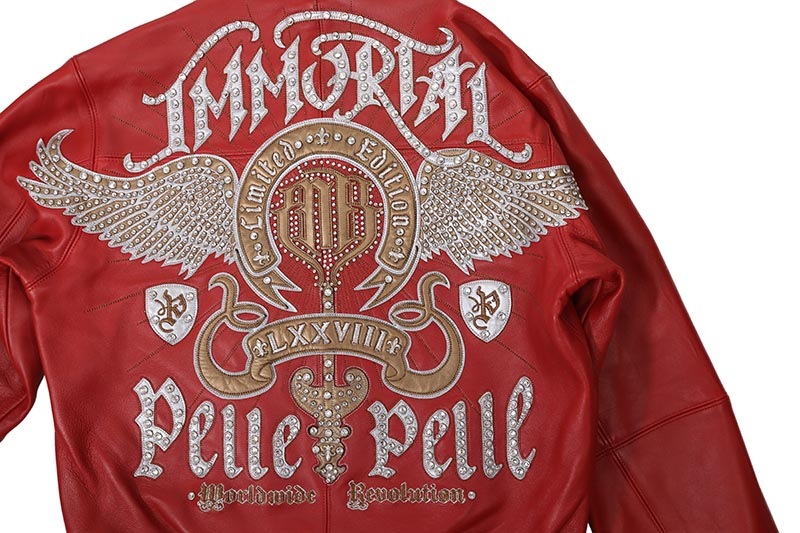 Pelle Pelle IMMORTAL JACKET (425-37545-CGS:CABERNET/GOLD METALLIC/SILVER METALLIC)