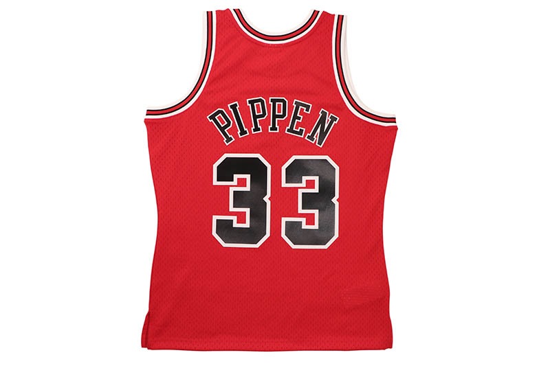 MITCHELL&NESS SWINGMAN JERSEY (CHICAGO BULLS/HARDWOOD CLASSIC/SCOTTIE PIPPEN/#33/2003-04:SCARLET) SMJY4161