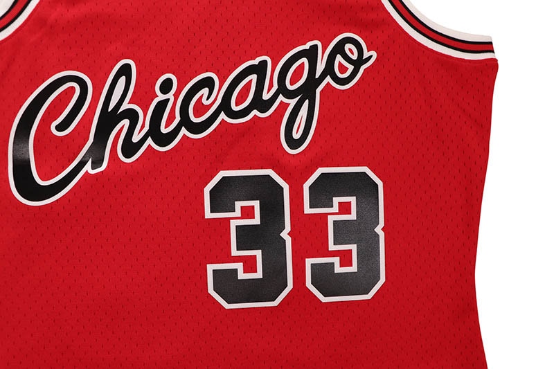 MITCHELL&NESS SWINGMAN JERSEY (CHICAGO BULLS/HARDWOOD CLASSIC/SCOTTIE PIPPEN/#33/2003-04:SCARLET) SMJY4161