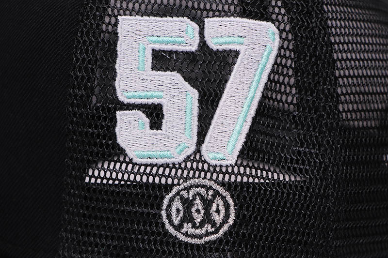 TWNTY TWO TIFFANY MESH TRUCKER CAP (BLACK/TIFFANY BLUE UNDER VISOR