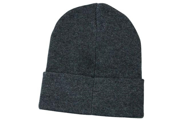 POLO RALPH LAUREN POLO COTTON-KNIT BEANIE HAT(6F0593:033/CHARCOAL×BLACK) 6F0435:033