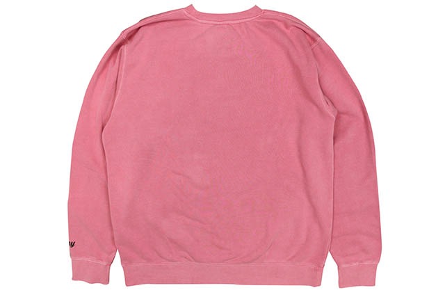 CLASSIC MATERIAL NY "CALIFORNIA LOVE/CMLA" CREW SWEAT(PIGMENT PINK)