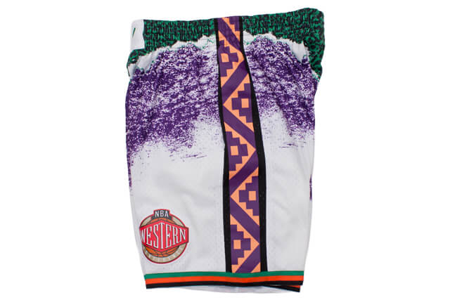 MITCHELL&NESS SWINGMAN MESH SHORTS(ALL-STAR WEST/1995/WHITE)