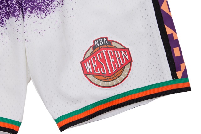 MITCHELL&NESS SWINGMAN MESH SHORTS(ALL-STAR WEST/1995/WHITE)