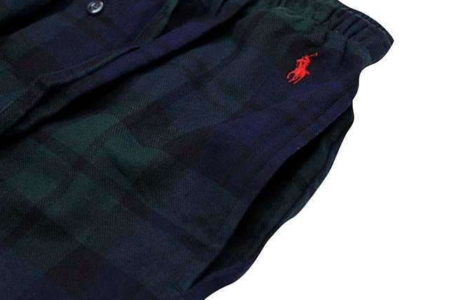 POLO RALPH LAUREN FLANNEL PAJAMA PANTS (P65757-00D:BLACKWATCH)