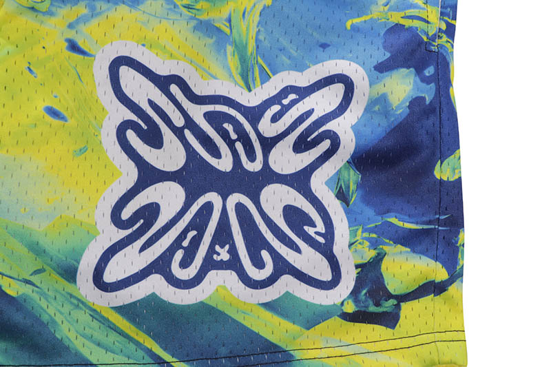 SB STUDIOS SB MULTICOLOR SHORTS V3 (GREEN/BLUE)