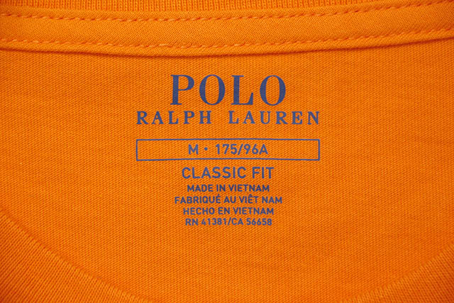 POLO RALPH LAUREN COTTON JERSEY POCKET T-SHIRT (710704248078:BRIGHT SIGMA ORANGE)