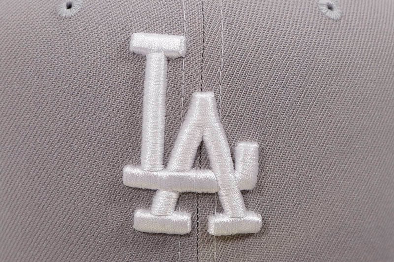 NEW ERA LOS ANGELES DODGERS 59FIFTY FITTED CAP (2024 WORLD SERIES SIDE PATCH/GREY UNDER VISOR/GREY)