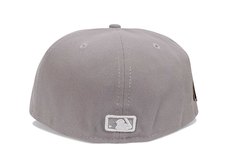 NEW ERA LOS ANGELES DODGERS 59FIFTY FITTED CAP (2024 WORLD SERIES SIDE PATCH/GREY UNDER VISOR/GREY)