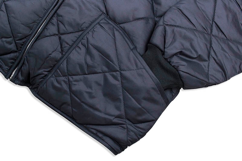 ROTHCO DIAMOND NYLON QUILTED FLIGHT JACKET (7160:NAVY BLUE)